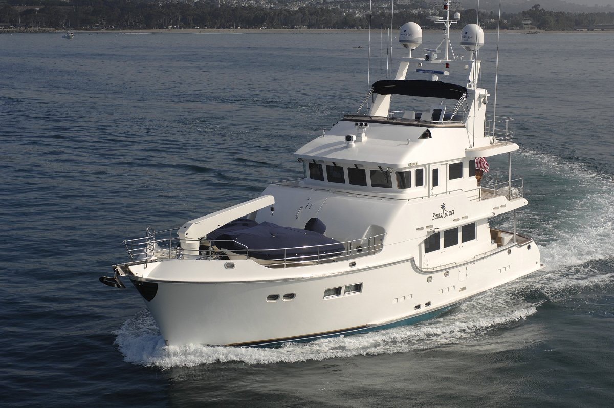 Nordhavn 68 underway on open water, image 01 Nordhavn 68 underway on open water, image 01