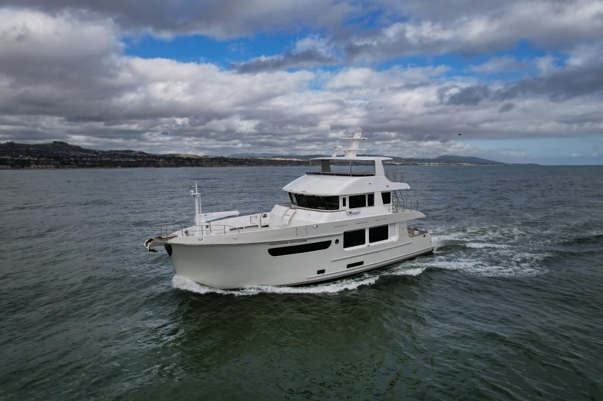 Nordhavn 71 underway on open water, image 01 Nordhavn 71 underway on open water, image 01