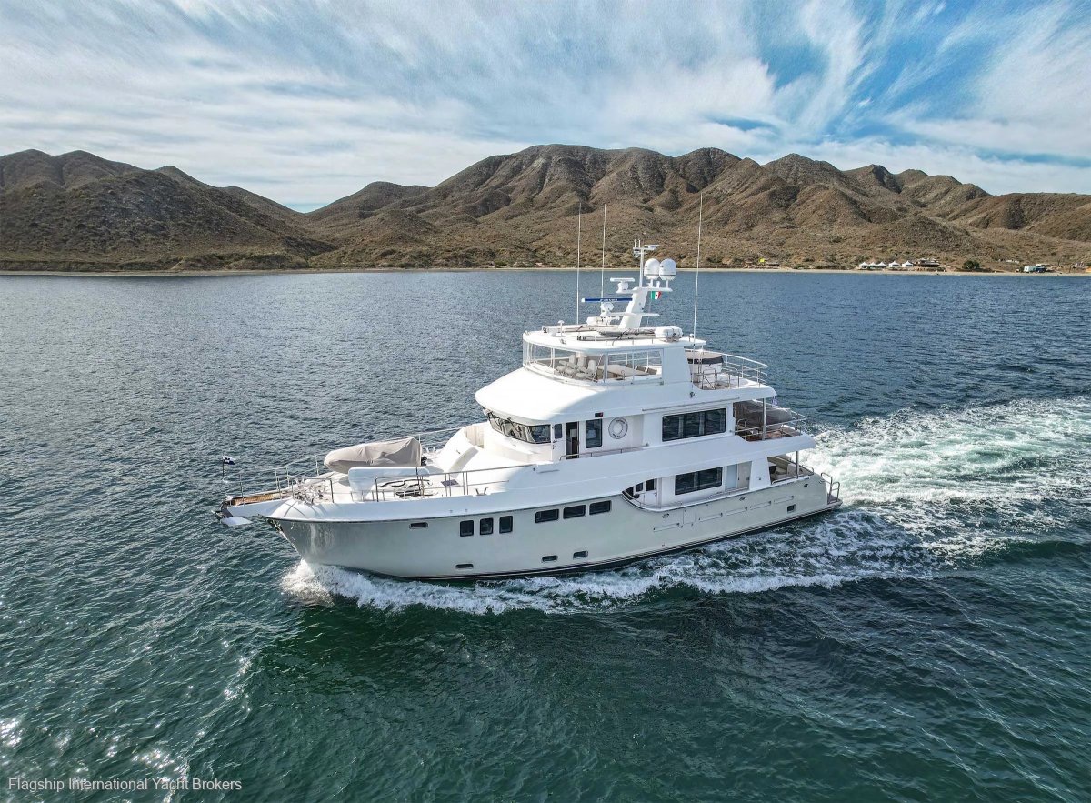 Nordhavn 80 underway on open water, image 01 Nordhavn 80 underway on open water, image 01