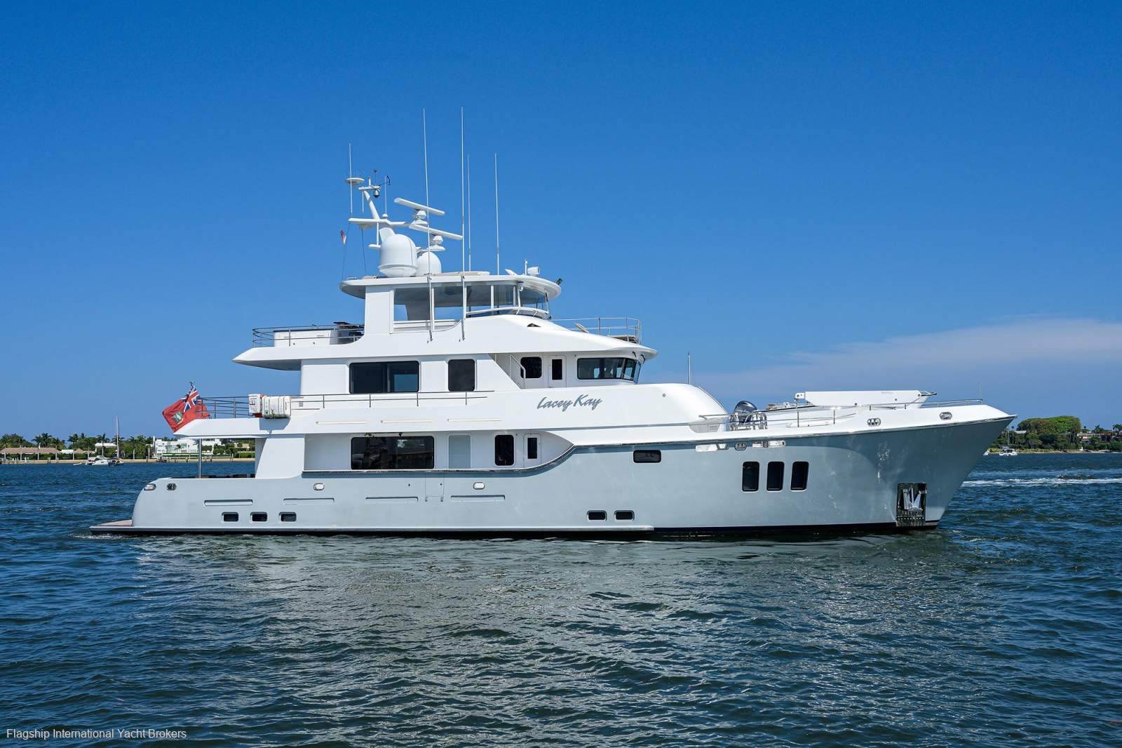 Nordhavn 96, yacht Lacey Kay exterior profile, image 1