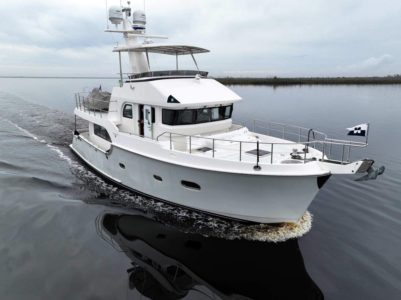 Nordhavn 52 Mythology exterior underway view 01 Nordhavn 52 Mythology exterior underway view 01